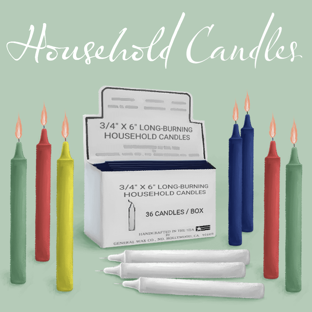 Household Candles 6"